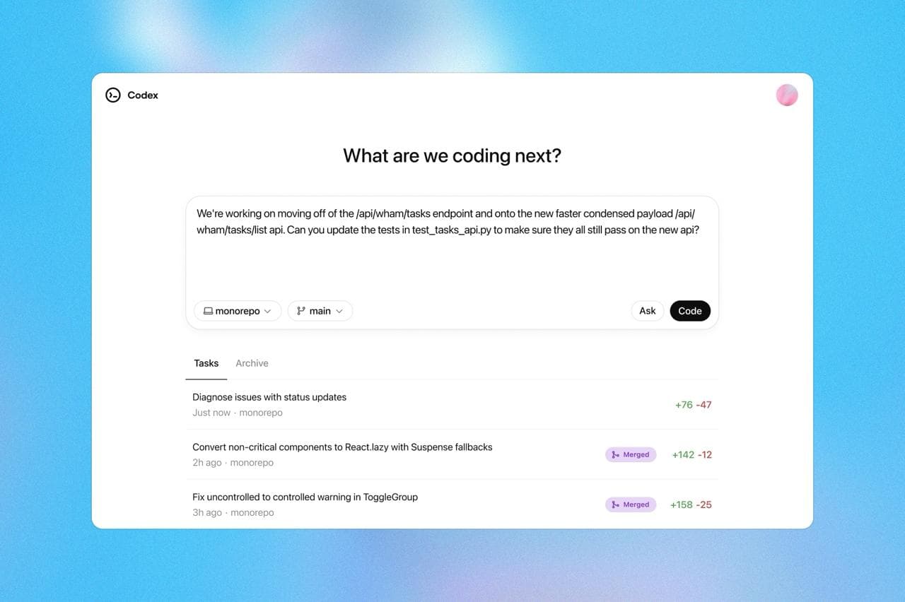 Codex Available in ChatGPT Plus — illustration