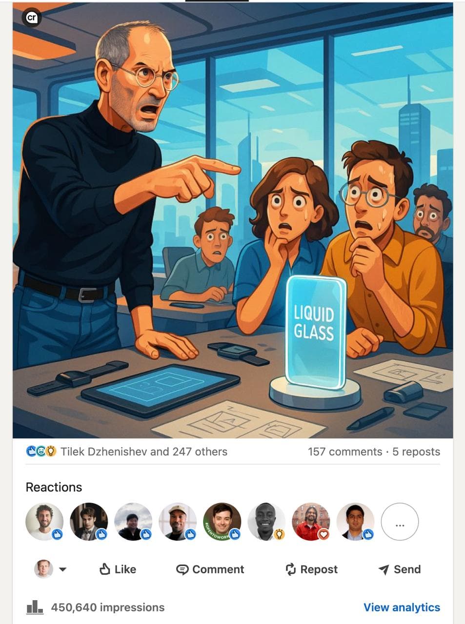 How I Accidentally Got 500k Views on LinkedIn — illustration
