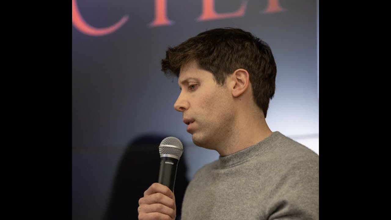Interview with Sam Altman on ChatGPT and the Future of AI — illustration