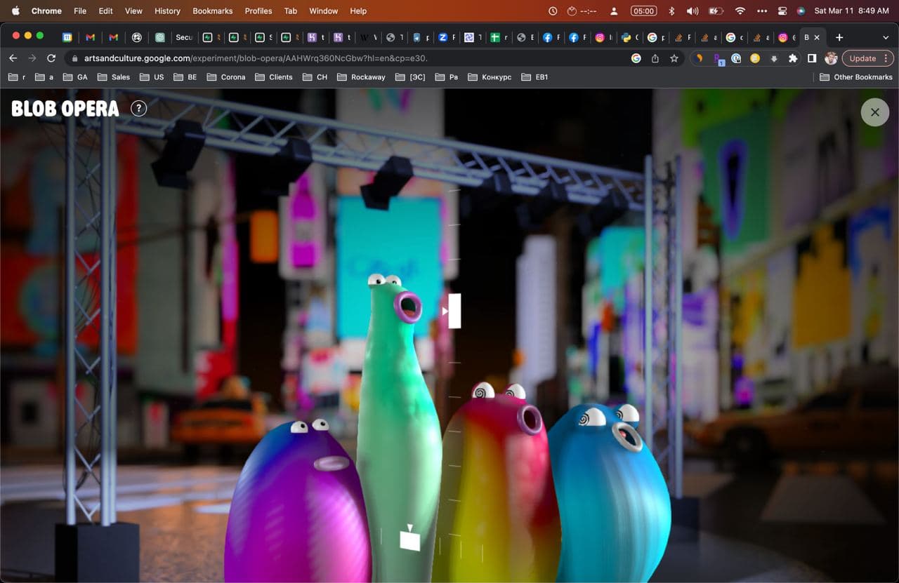 Веселая игра Blob Opera — illustration