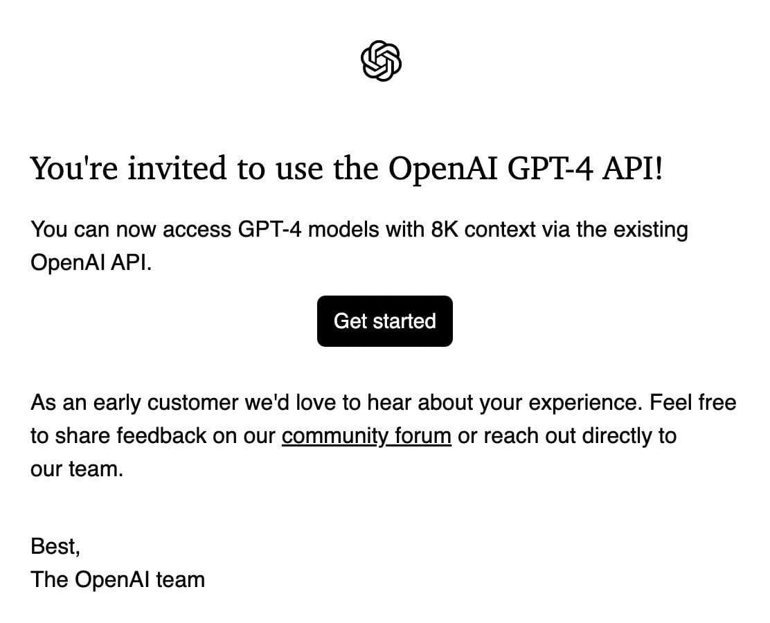 Invites to OpenAI GPT-4 API — illustration