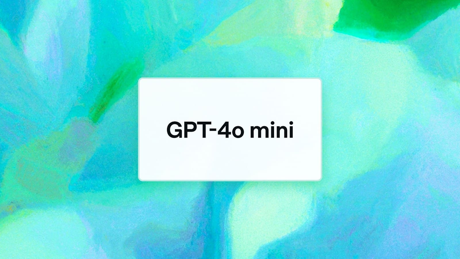 OpenAI презентовали самую кост эффективную модель GPT-4o mini — illustration