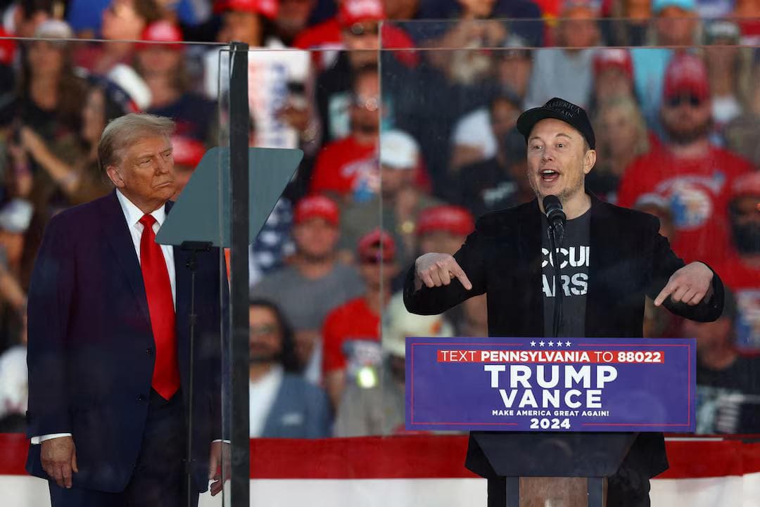 Trump Appoints Musk Head of Government Efficiency Department — illustration