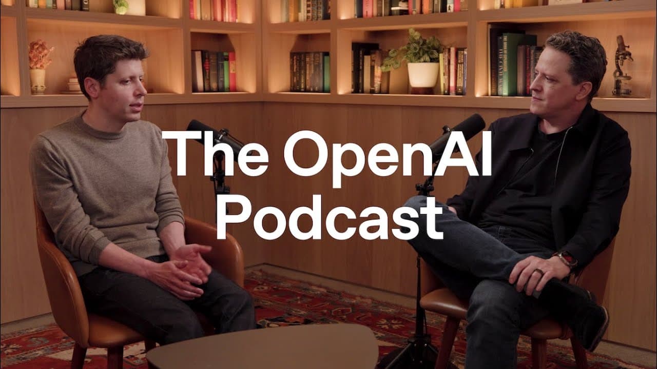 OpenAI Launches a Podcast — illustration