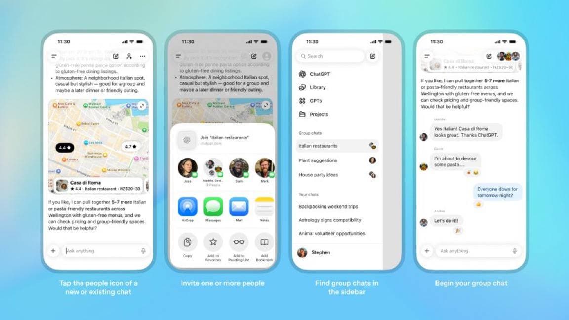 OpenAI Launches Pilot for Group Use of ChatGPT — illustration