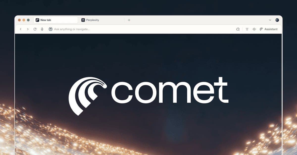 Comet Browser from Perplexity Now Available for Everyone β illustration