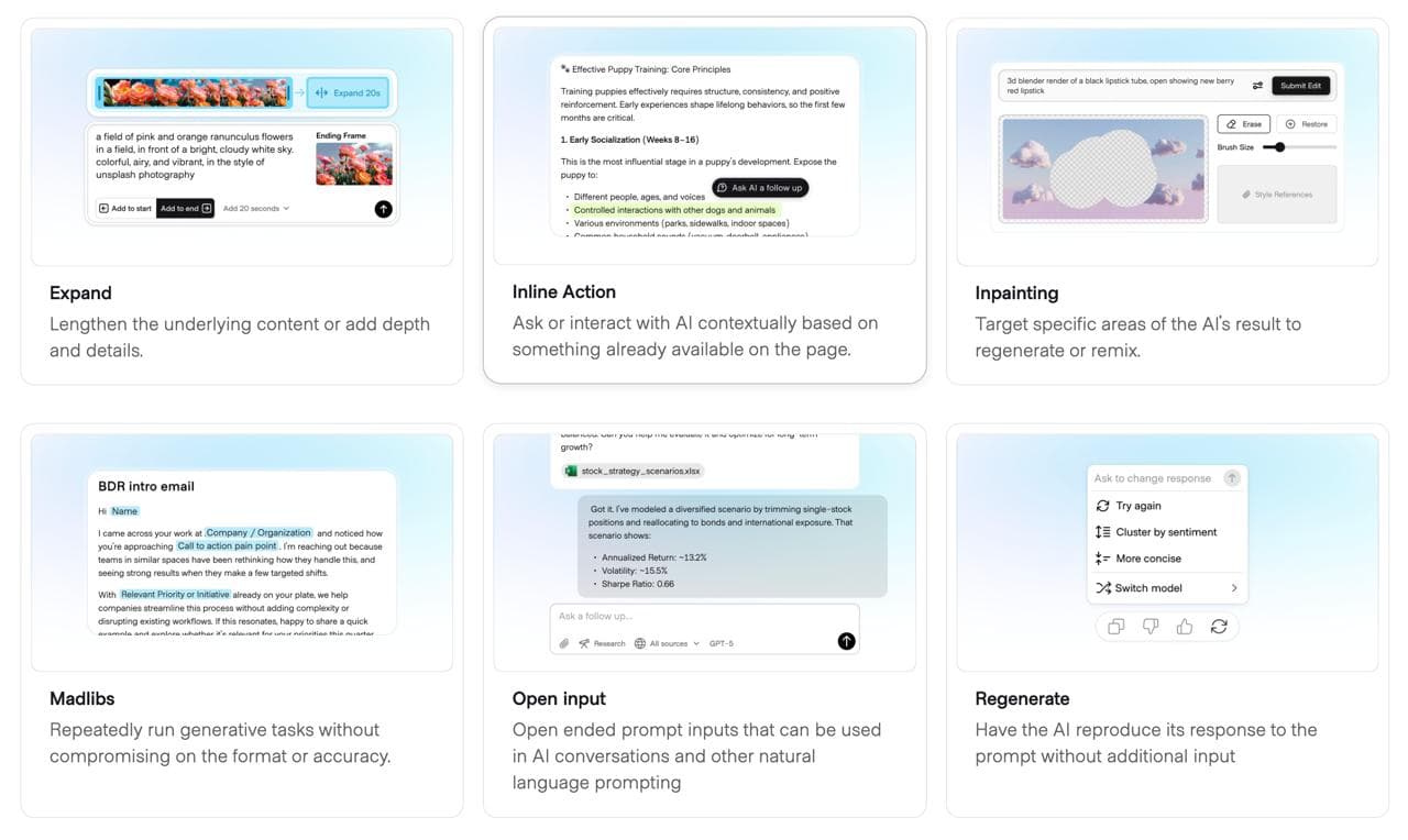 🧩 UX Patterns for AI - Integrating Without Reducing Everything to Chat. — illustration