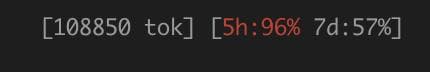 💡 #lifehack 20: Claude Code Limits Right in the Status Bar — illustration