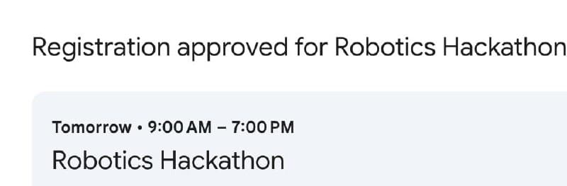 π€ Today the assistant managed to get me into the hackathon. β illustration
