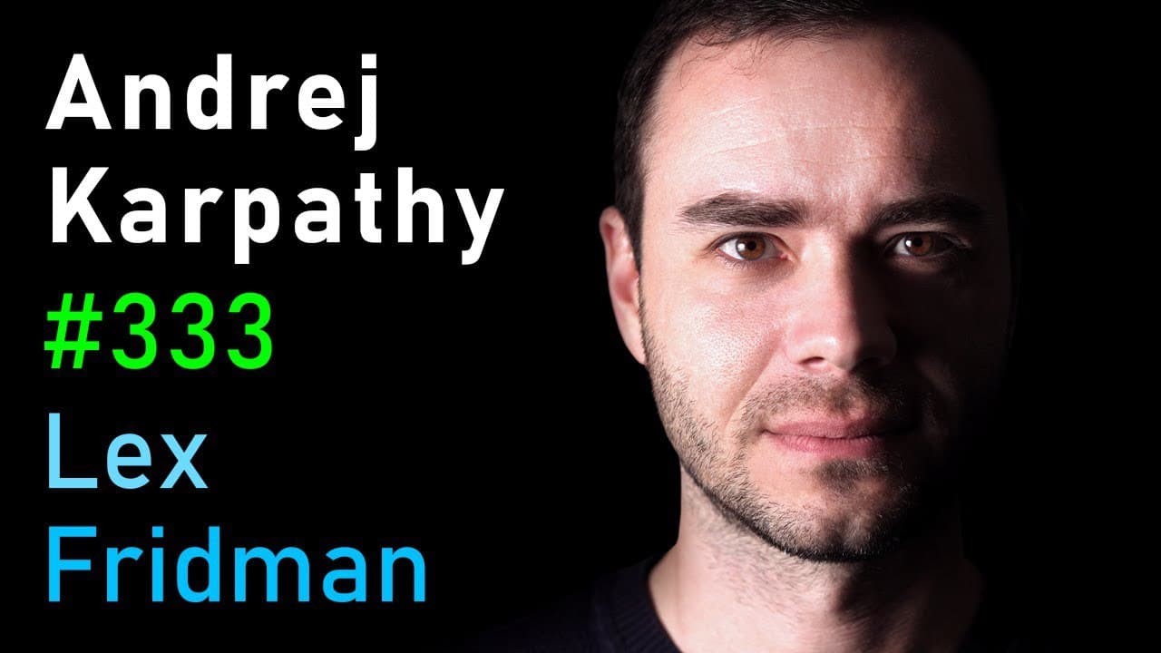 Lex Fridman Podcast with Andrei Karpathy on AI and Philosophy — illustration