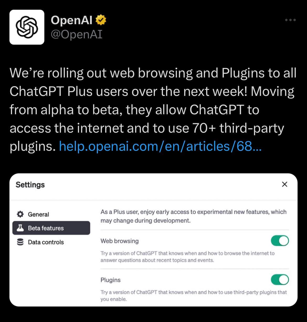 Plugins and Internet Access for ChatGPT — illustration