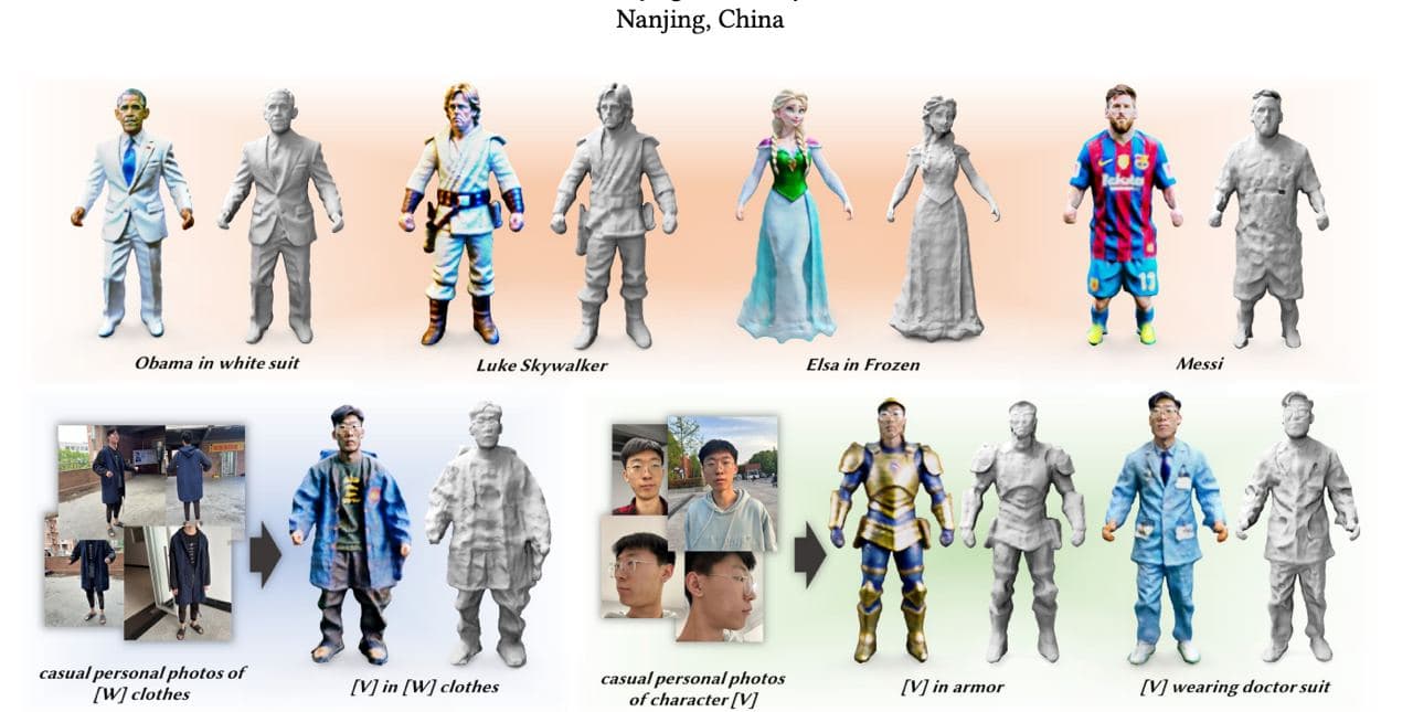 AvatarBooth: Generating 3D Human Avatars — illustration