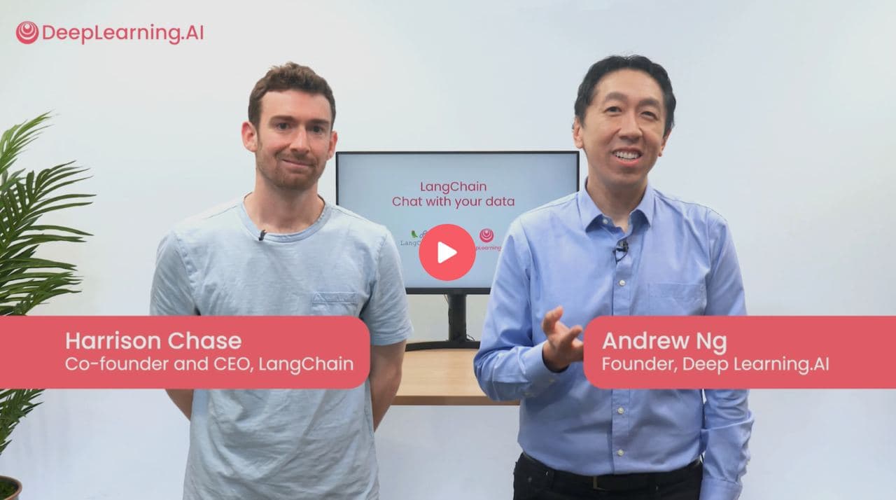 Free Hour Course on LangChain from deeplearning.ai — illustration