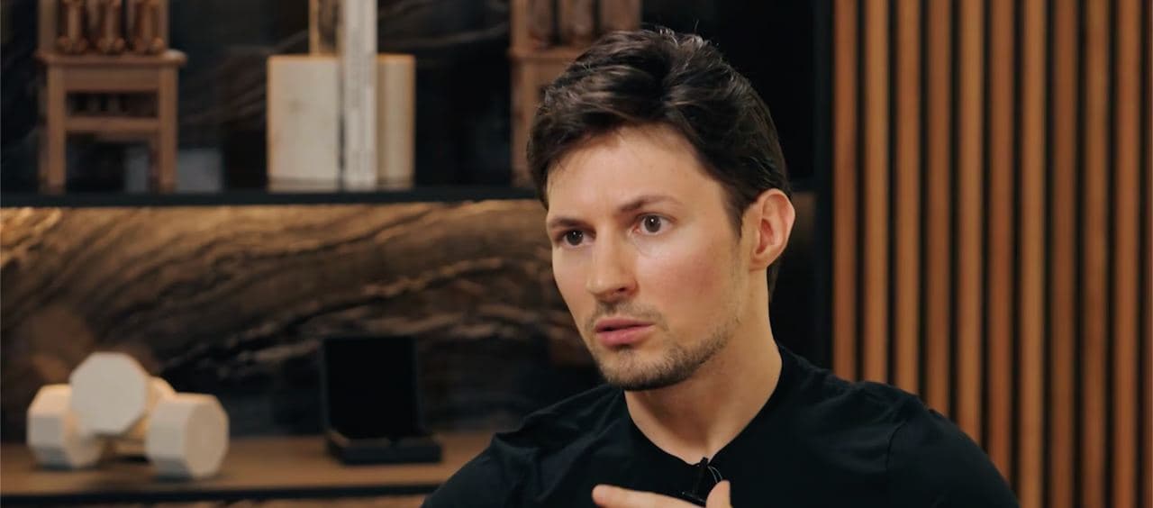 Interview of Pavel Durov for Tucker Carlson β illustration