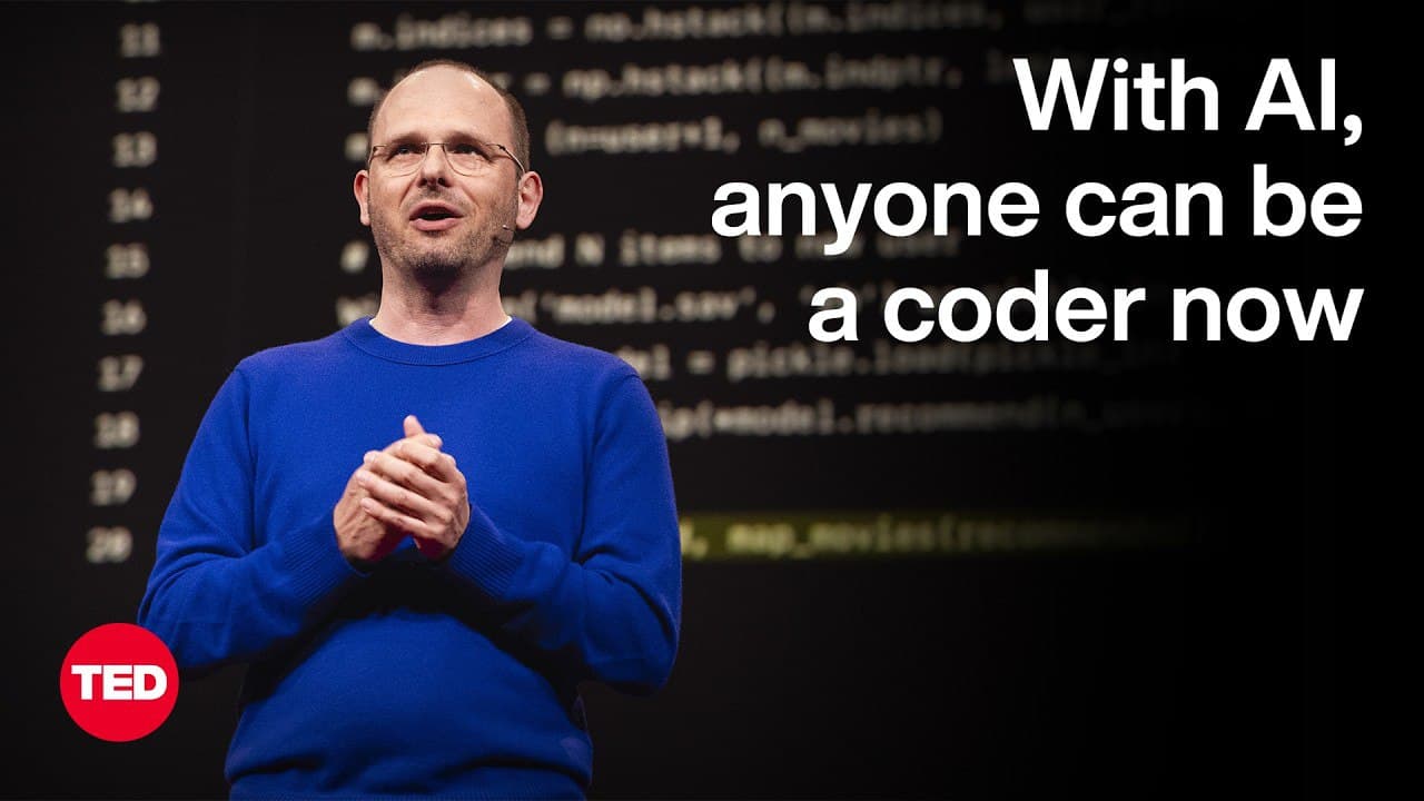 Inspiring TED Talk on the Future of Programming — illustration